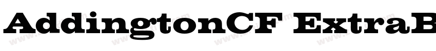 AddingtonCF ExtraBol字体转换